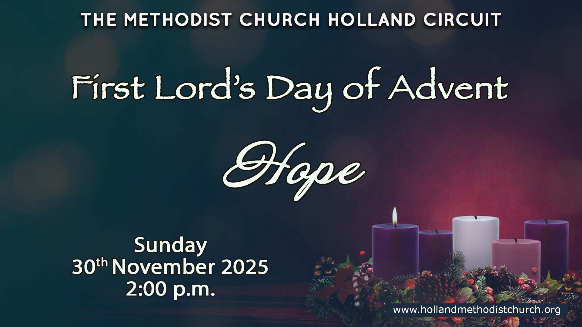 1st Lord’s Day of Advent